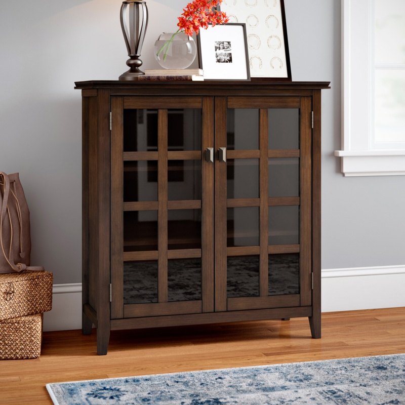 Amarissa Solid Wood Accent Cabinet