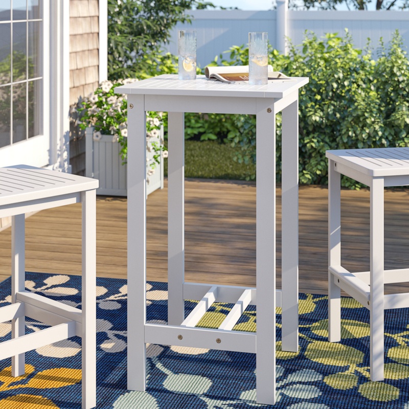 Amidat Acacia Outdoor Bar Table