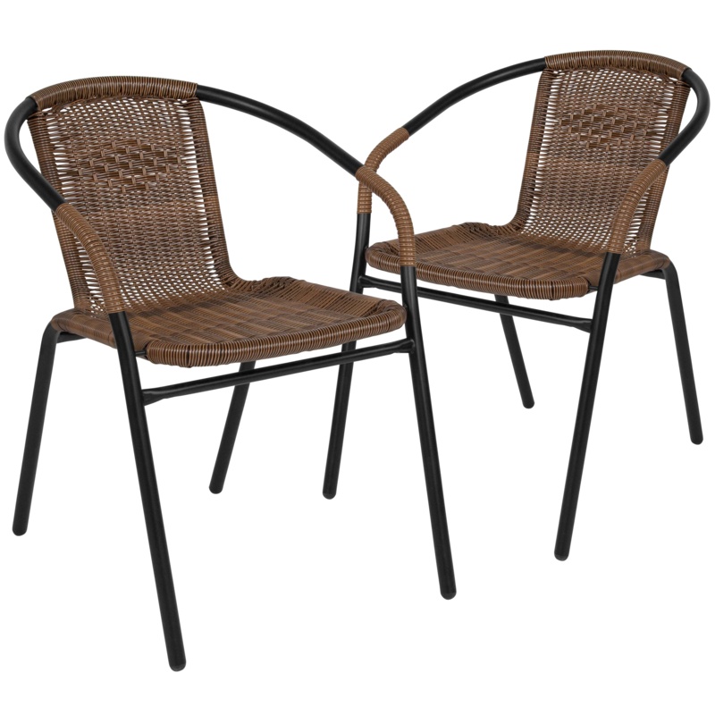 Anacely Stacking Patio Dining Armchair