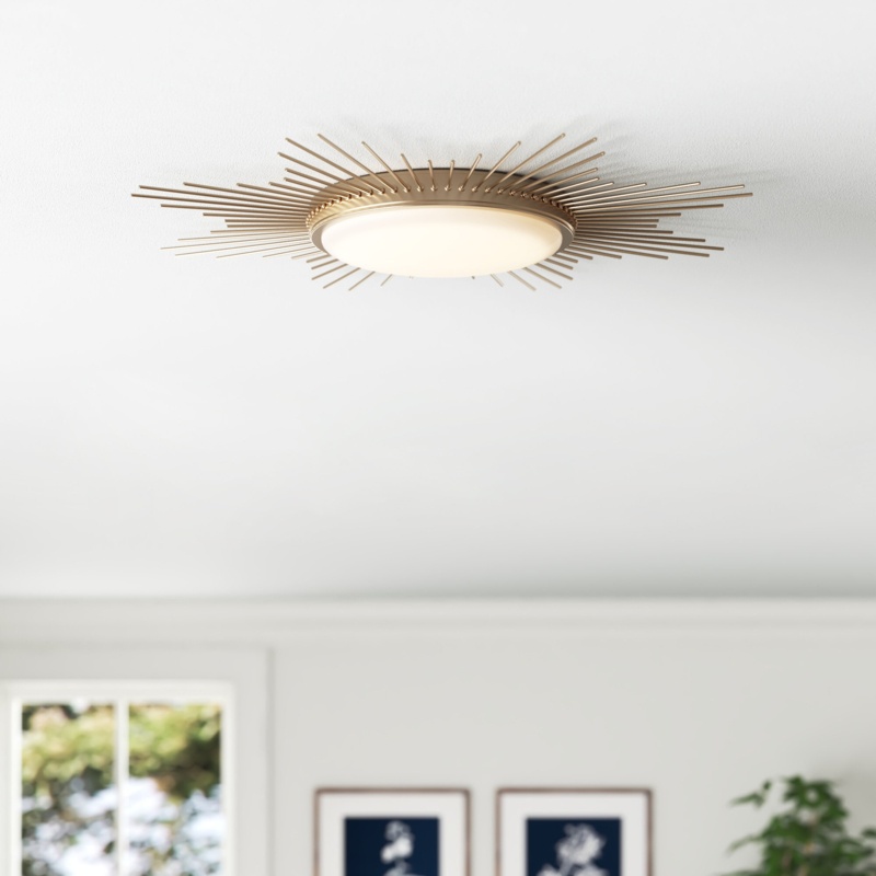 Anacleto Acrylic LED Flush Mount