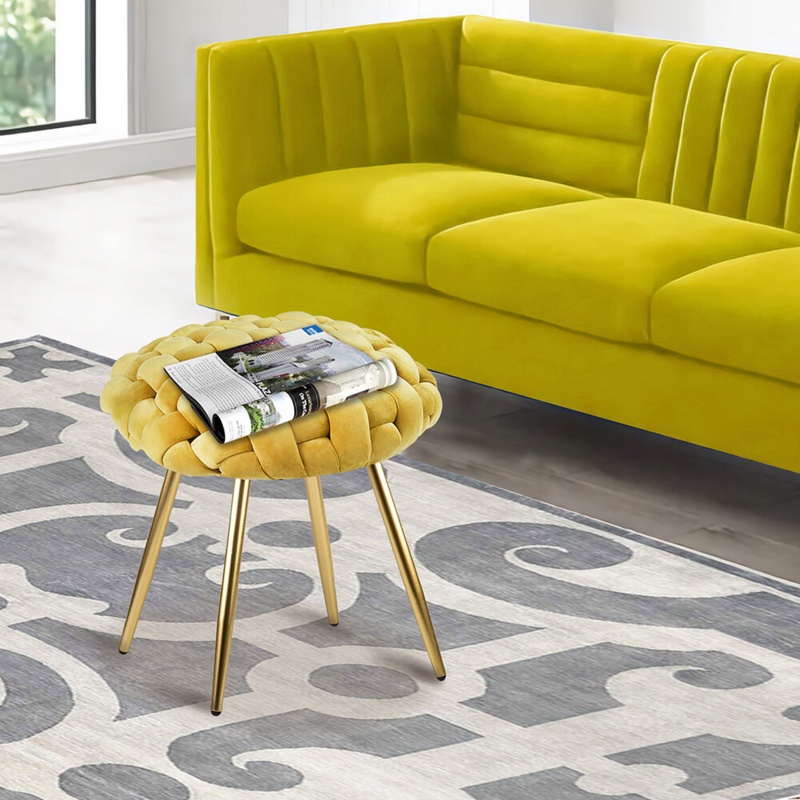 Anadia Steel Accent Stool
