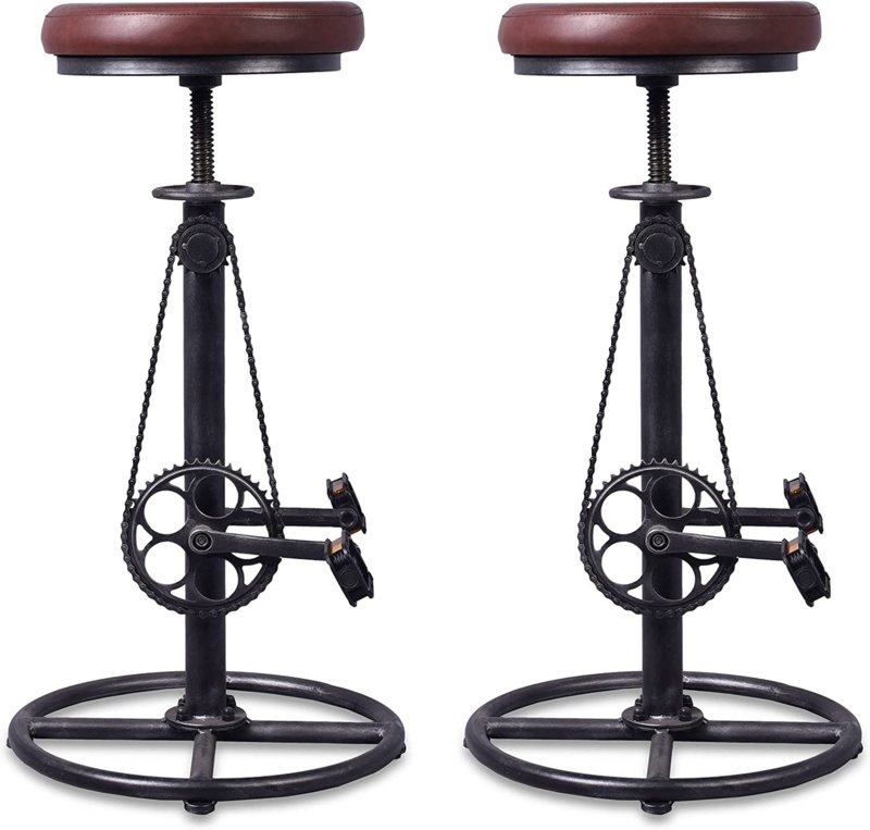 Analeesa Swivel Adjustable Height Stool
