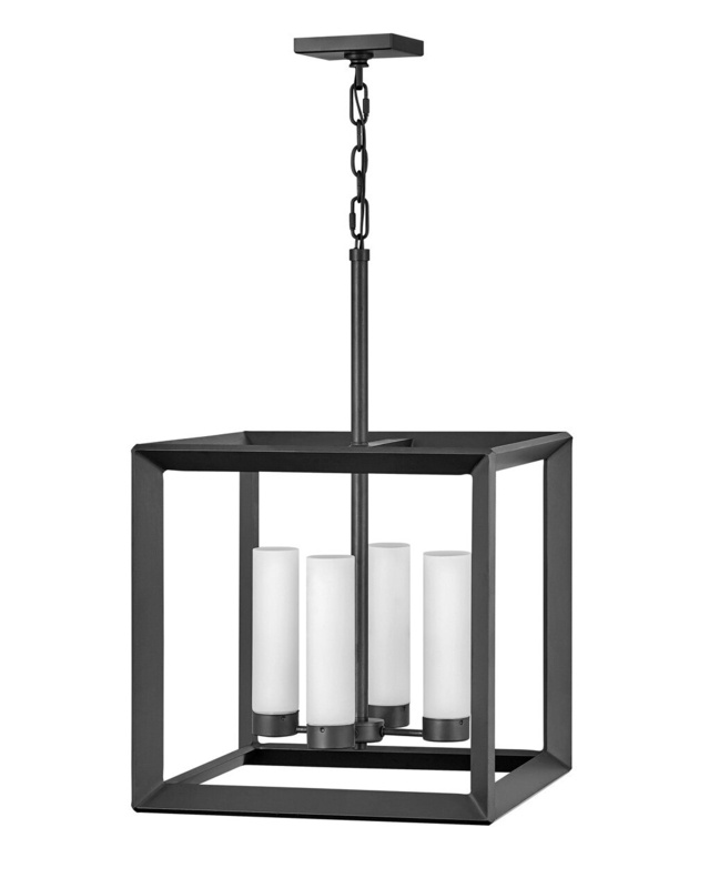 Ander Brushed Granite 4 - Light 28.25" H Outdoor Chandelier