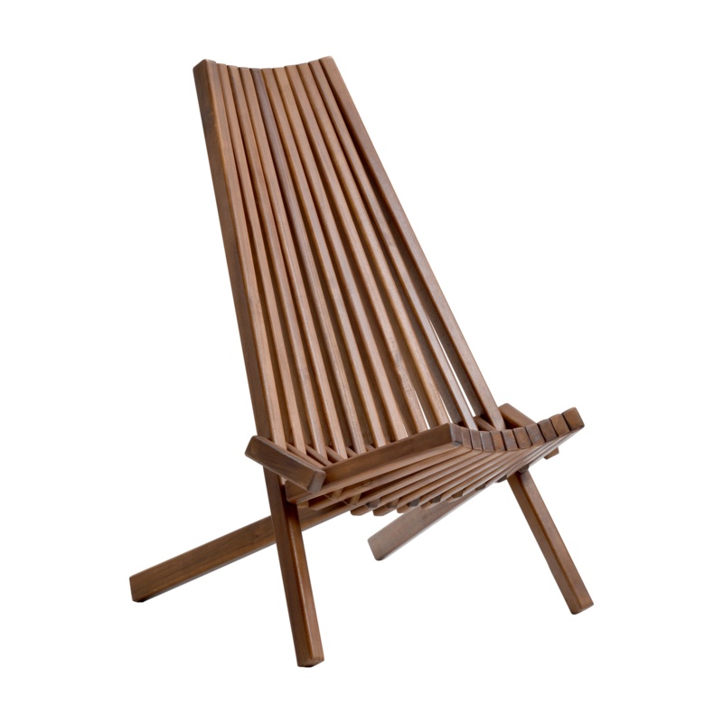 Andretta Solid Wood Patio Folding Chair Folding Chair