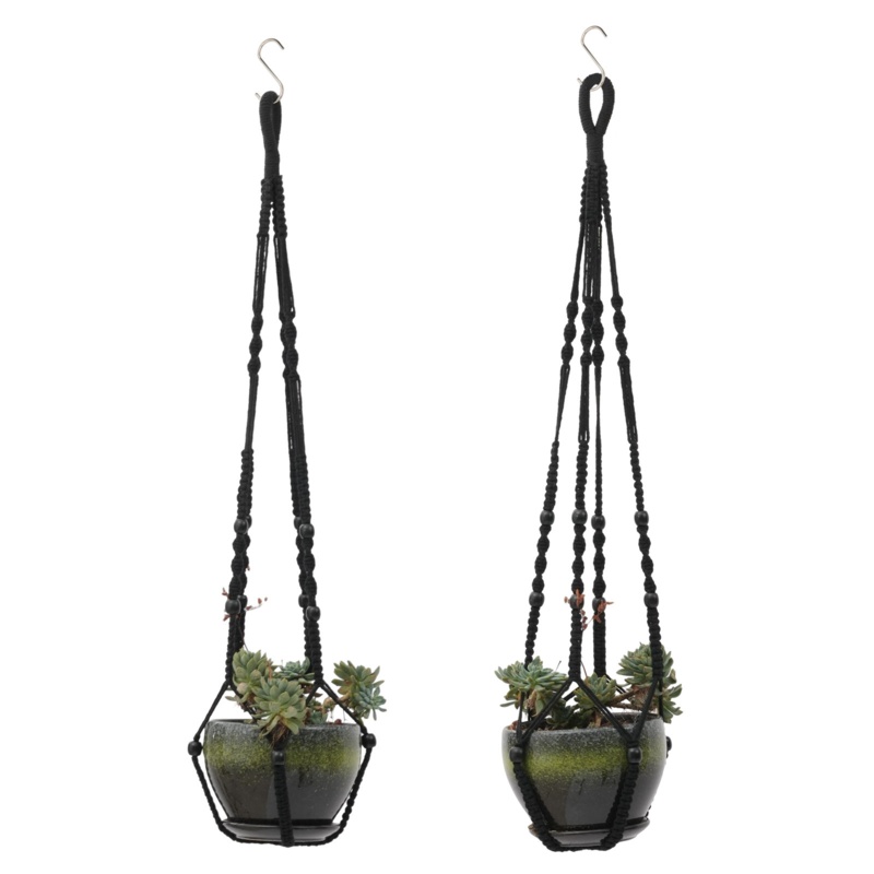 Annjelica Hanging Planter Basket Rope Pot Holder