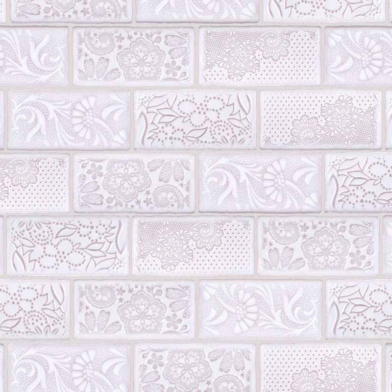 Antic Feelings 3" x 6" Ceramic Patterned Subway Tile