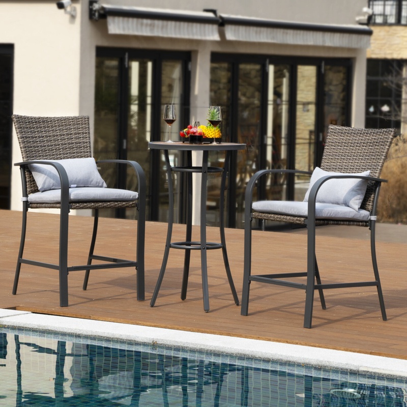 Aona Bar Set with Stools