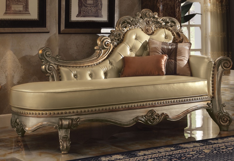 Ardee Vegan Leather Chaise Lounge