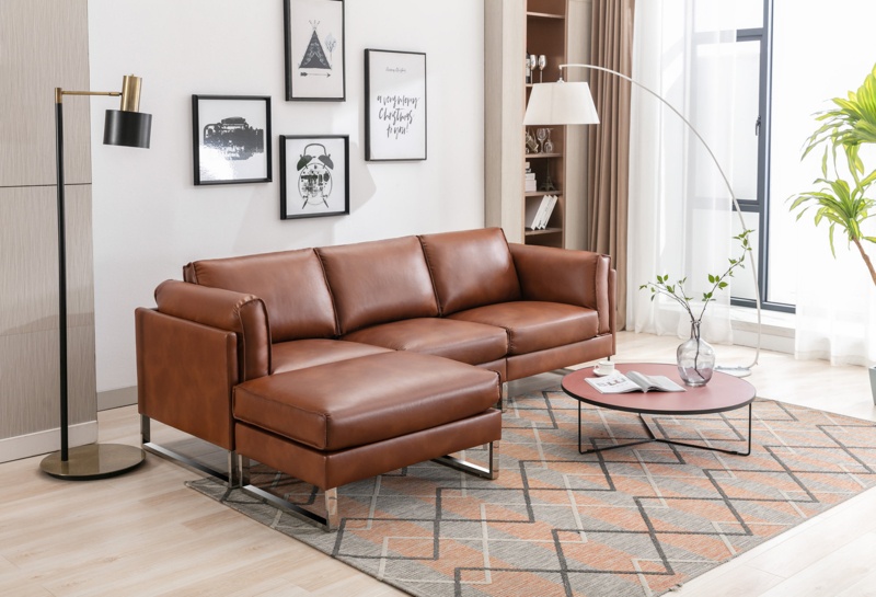 Armiya Vegan Leather Sectional