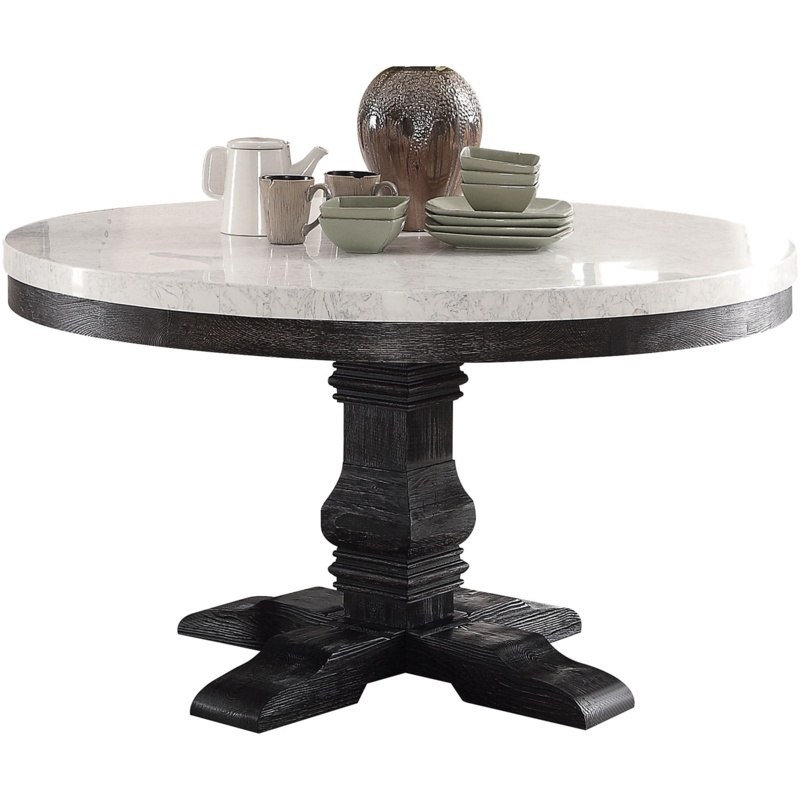 Arnone dining table,kitchen table,round dining table,pedestal dining table