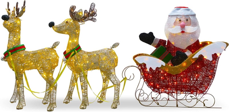 Artificial Christmas Lighted Display