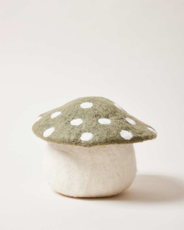 Artisan Felt Mushroom Doorstop