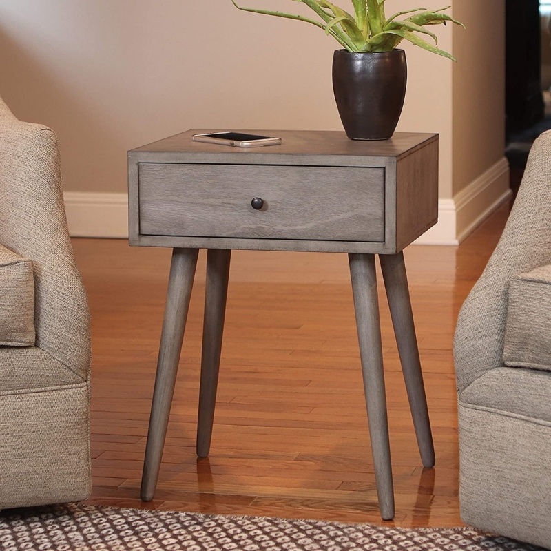 Asenith End Table with Storage