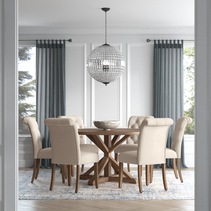 Ashbaugh 7 - Piece Pedestal Dining Set