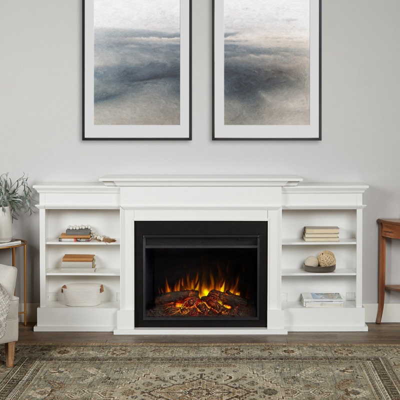 Ashton 92" Grand Electric Fireplace by Real Flame