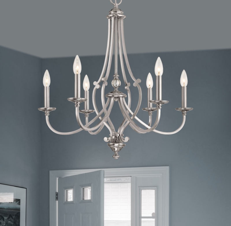Audane 6 - Light Dimmable Empire Chandelier