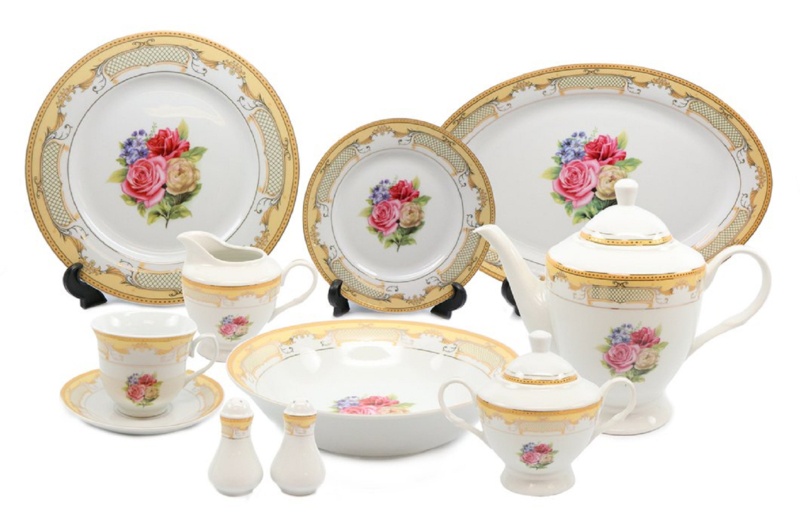 August Grove® Schaper Porcelain China Dinnerware Set - Service for 8
