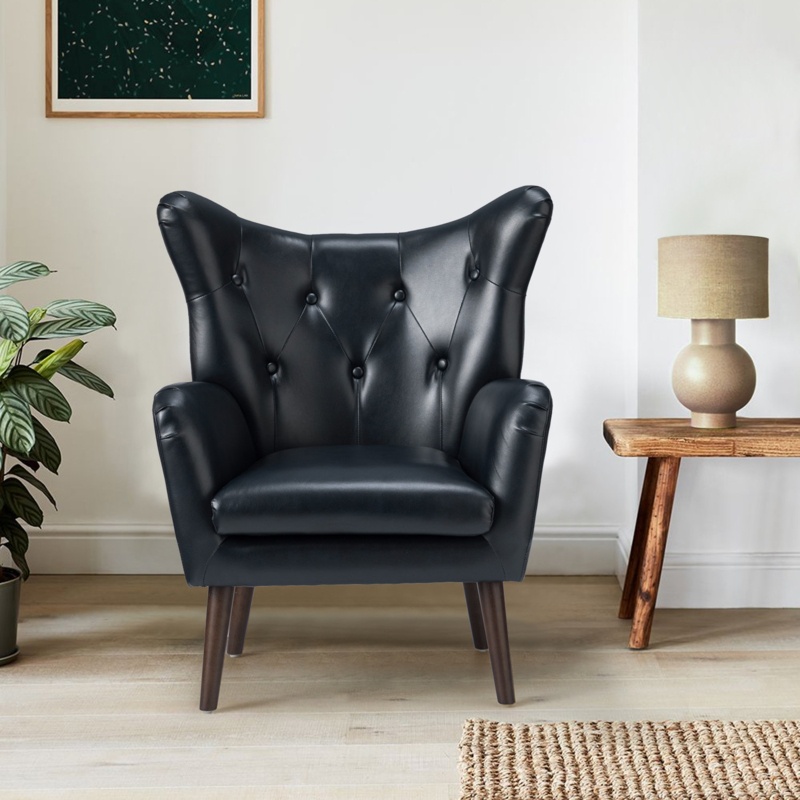 Avianna 30" W Vegan Leather Armchair