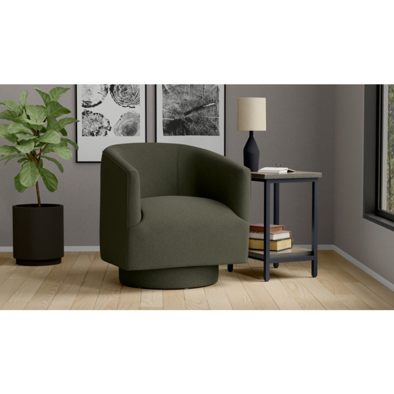 Avrumy 29'' Wide Swivel Armchair
