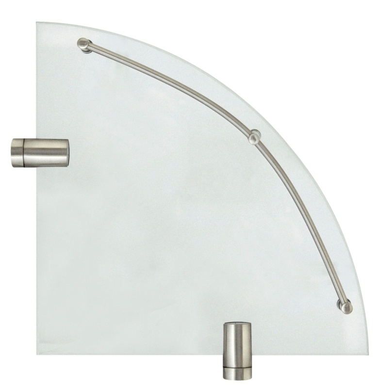 Azah Corner Glass Wall Shelf