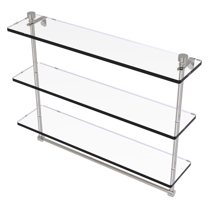 Ballenas 3 Piece Tiered Shelf with Towel Bar