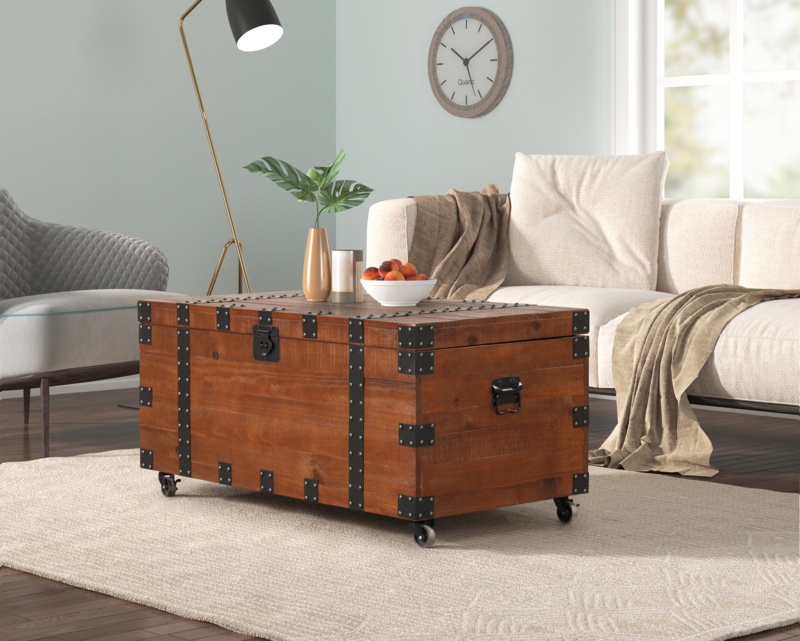 Barnstable Solid Wood Accent Trunk