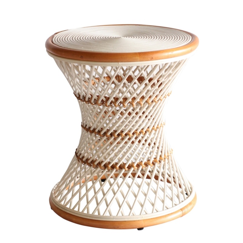 Barrientos Rattan Accent Stool