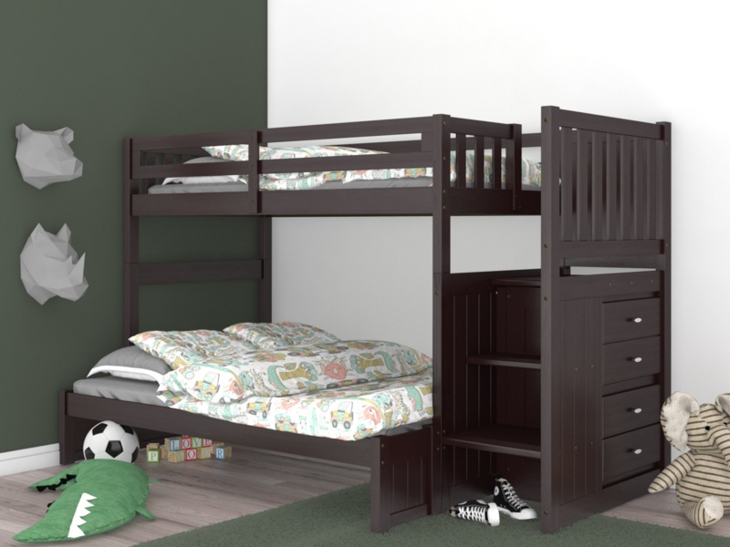 Beckford Kids Bunk Bed with Drawers