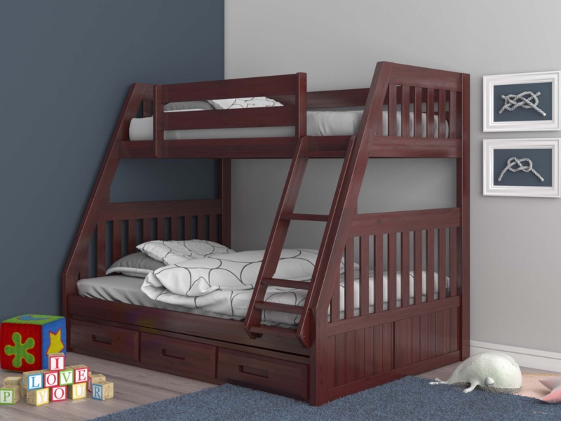 Beckford Kids Twin Over Full Bunk Bed