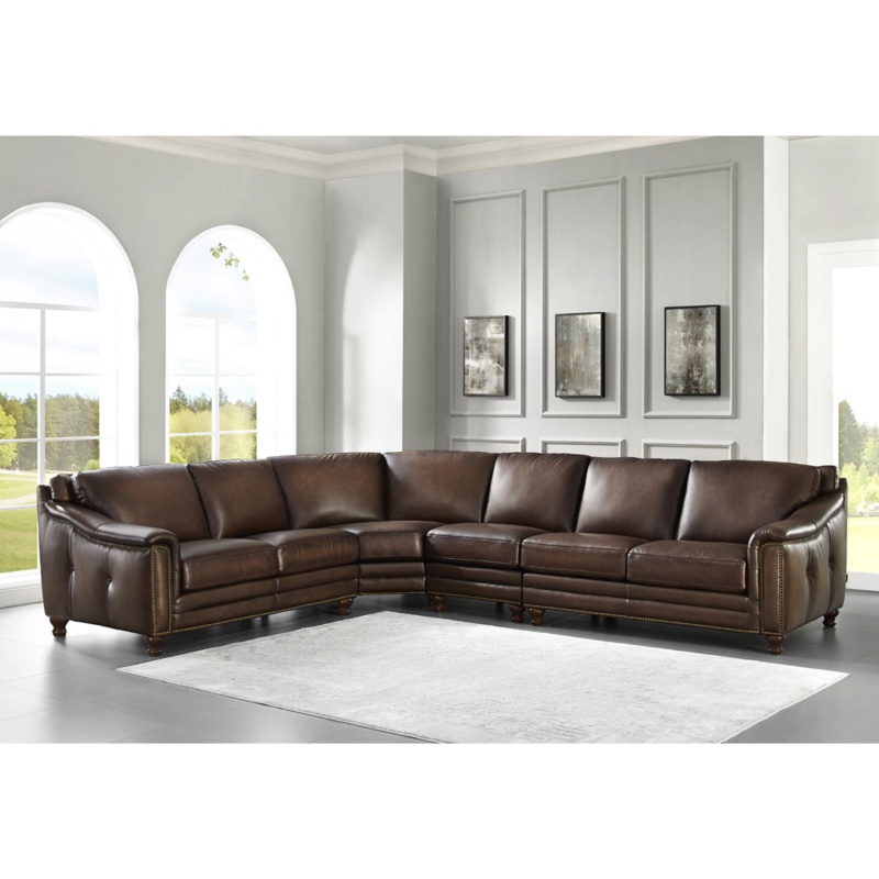 Belfast Leather Sectional