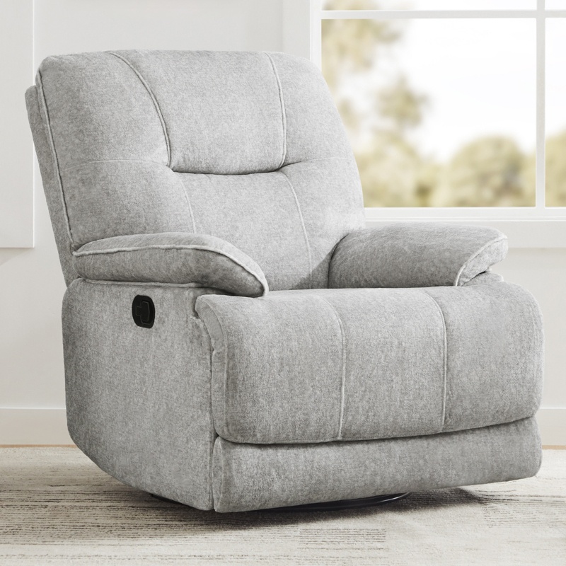 Belzora Manual Glider Upholstered Recliner