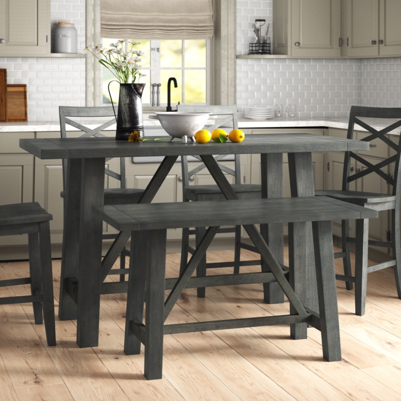 Berrian 6 - Piece Trestle Dining Set