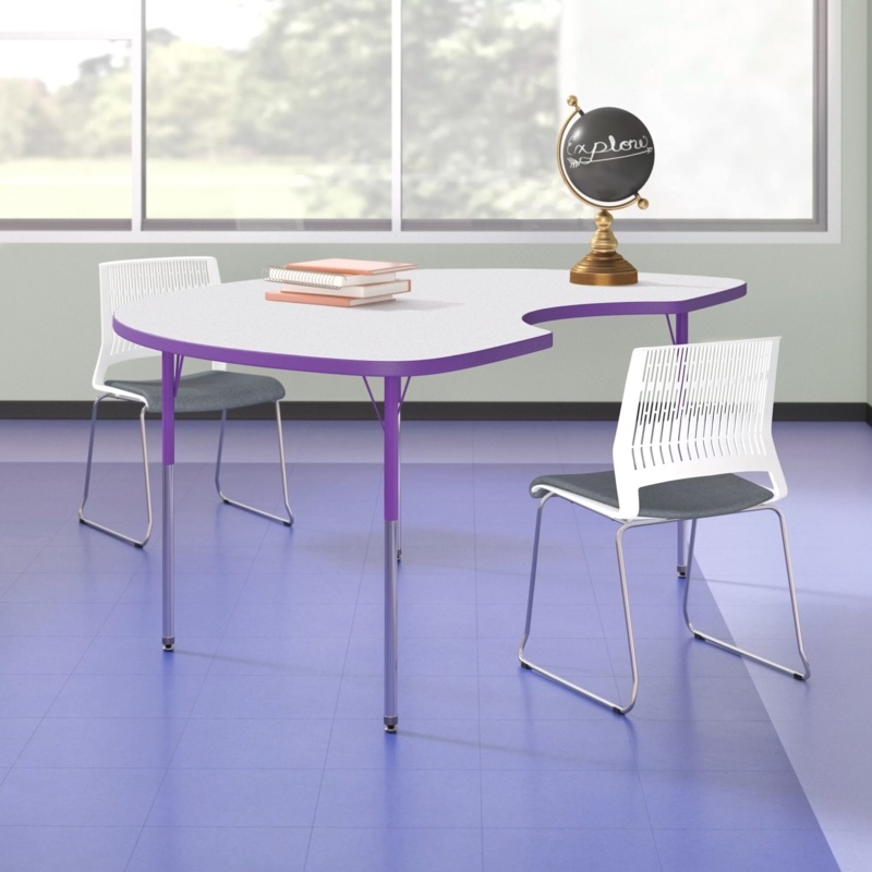 Berries Adjustable Height Kidney Activity Table