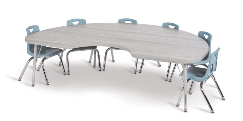 Berries® Adjustable Height Kidney -Student Activity Table