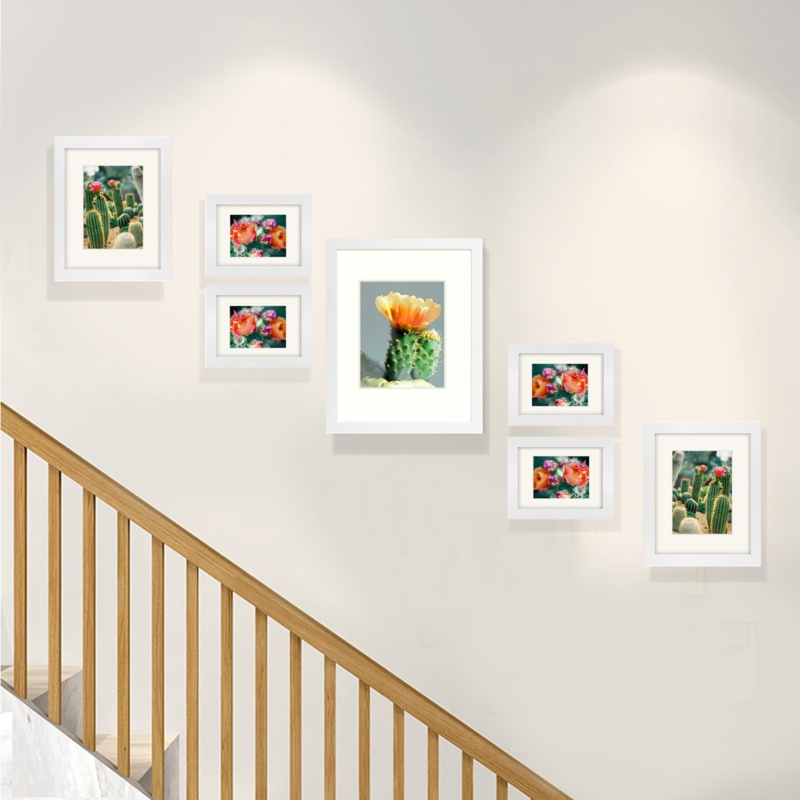 Bevill 7 Piece MDF Wood Picture Frames Gallery Wall Frames Walling Hanging Decor Set