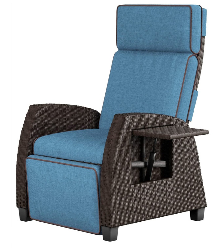 Bexar Recliner Patio Chair With Cushion