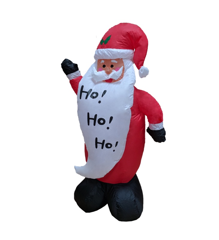 Big Beard Santa Claus Christmas Decoration Inflatable