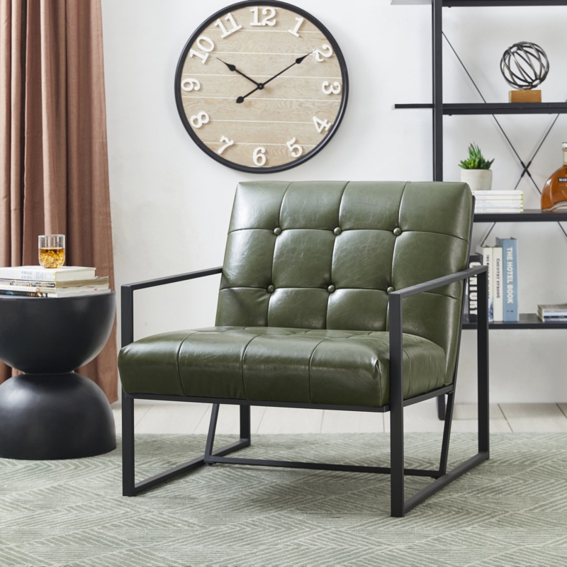 Billings Vegan Leather Armchair