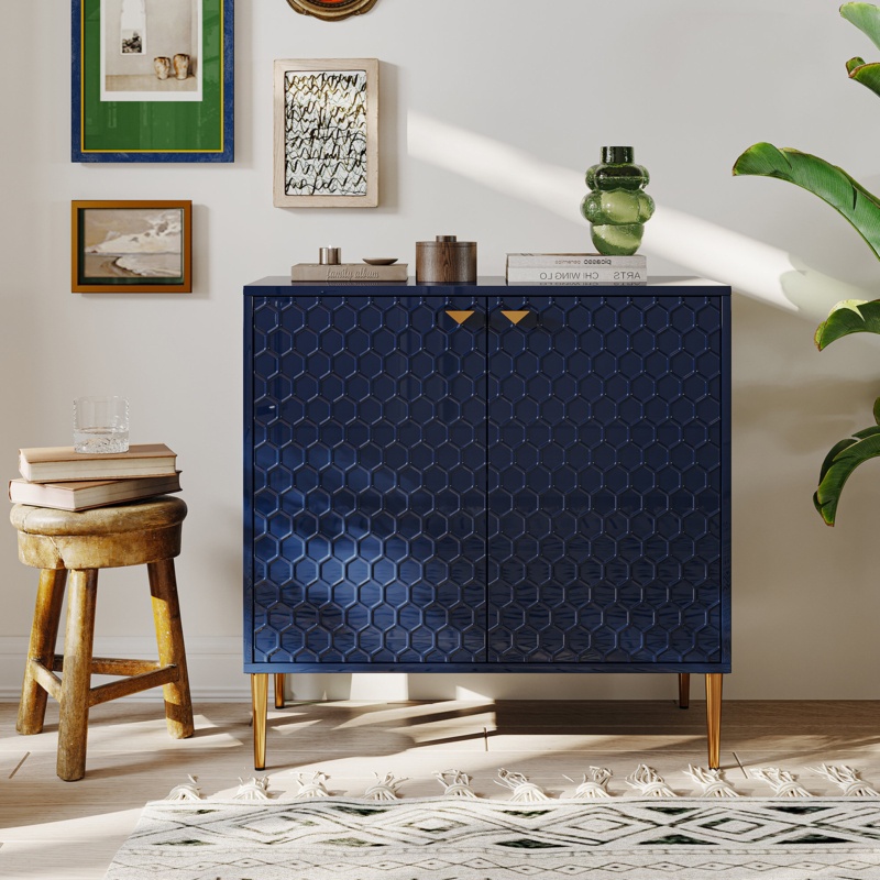 Bima 32'' Tall 2 - Door Accent Cabinet