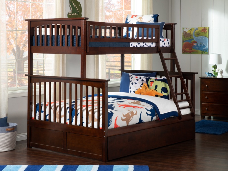 Blaisdell Kids Twin Over Full Bunk Bed with Trundle