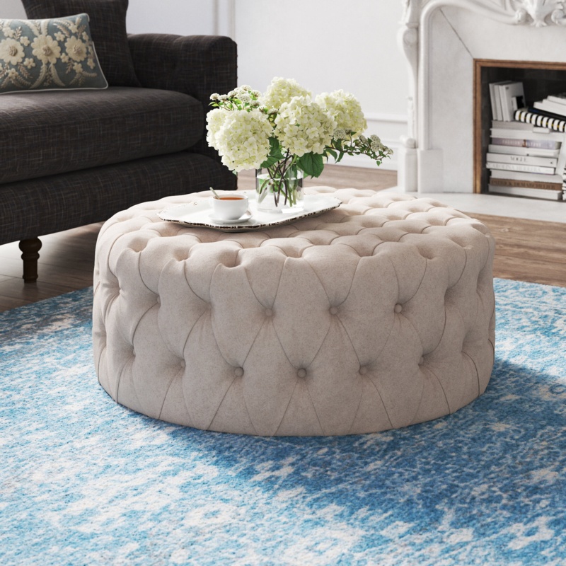 Blech Upholstered Ottoman