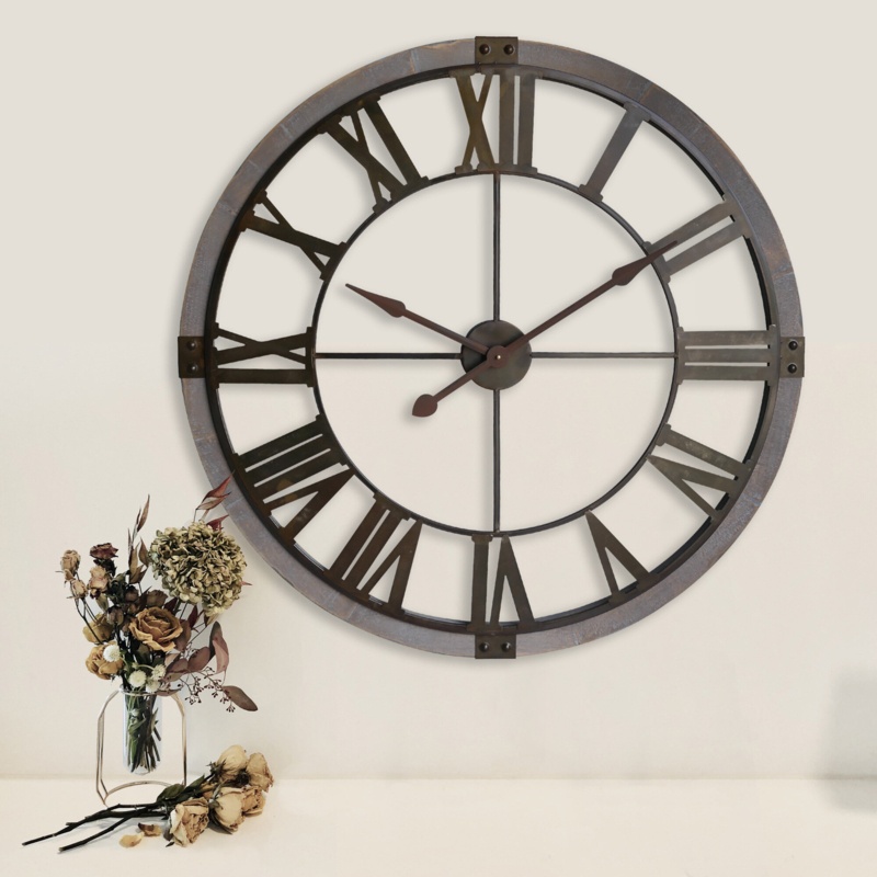 Blissfield Metal Wall Clock