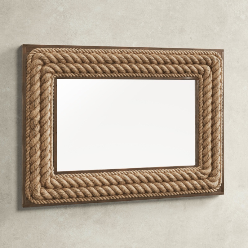 Blythe Rectangle Rope Wall Mirror