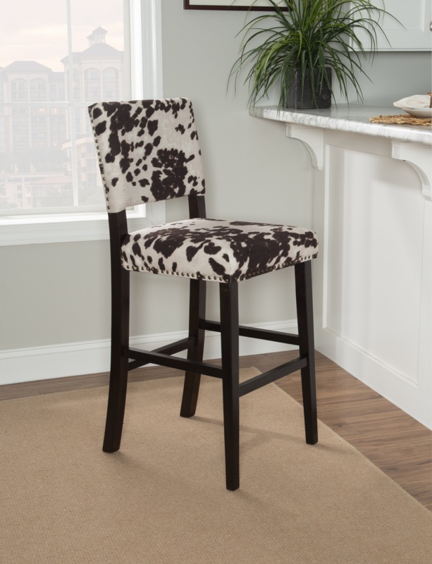 Boyabat Upholstered Nailhead Trim Counter and Bar Stool