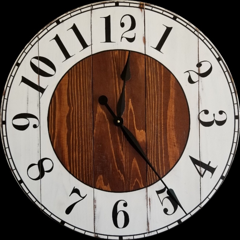 Brassfield Wood Wall Clock