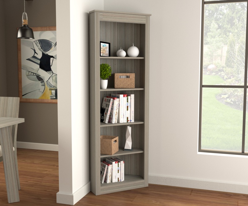 Brooxie 70.87" H x 24.4" W Corner Bookcase