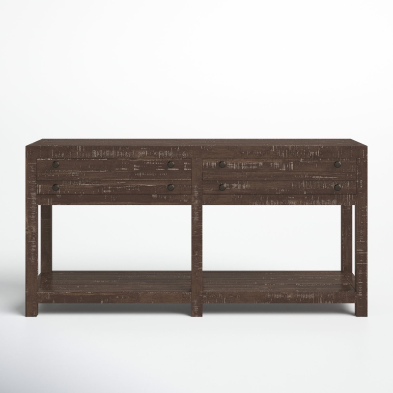 Brunon 60" Solid Wood Console Table