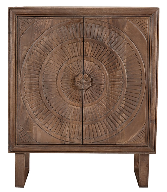 Cairo Solid Wood Accent Cabinet
