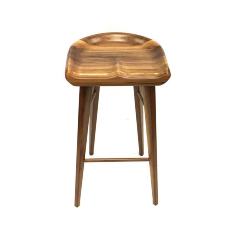 Carentan Solid Wood 25'' Counter Stool