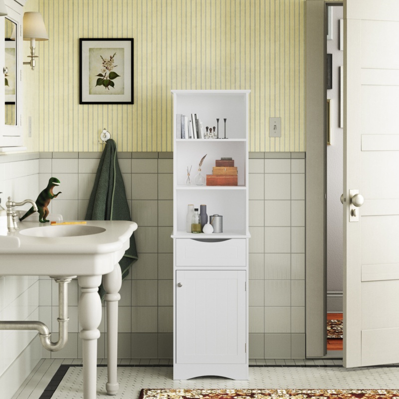 Caril Freestanding Linen Cabinet